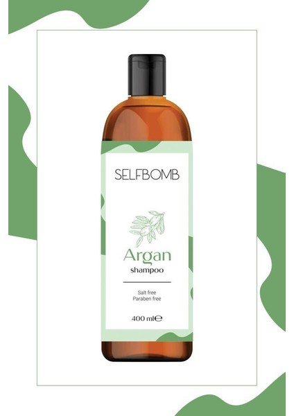 Paraben ve Sülfat Içermeyen Argan Yağlı Bakım Şampuan 400 ml