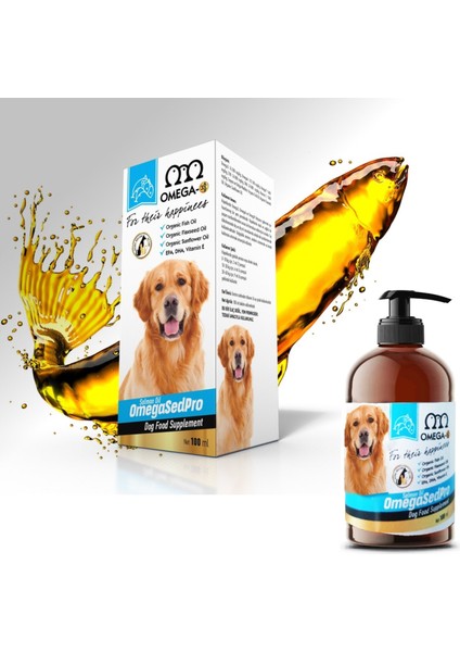 Puppy Kuzu Etli Yavru Köpek Konservesi 4 x 400 Gram + Omegasedpro Somon Balık Yağı 100 ml