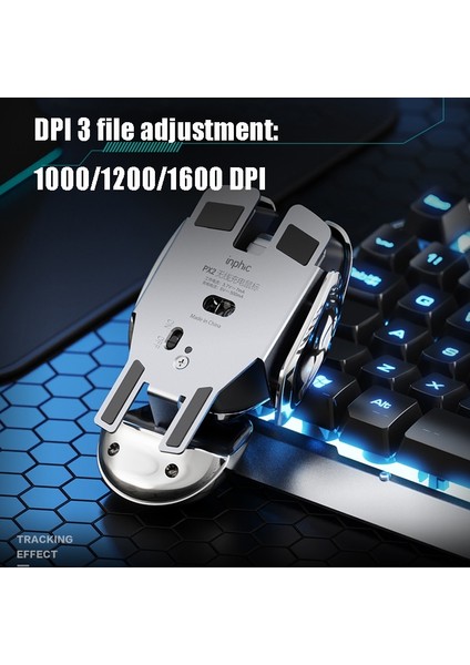 Px2 1600 Dpı 6 Şarj Edilebilir Kablosuz Fare (Yurt Dışından)