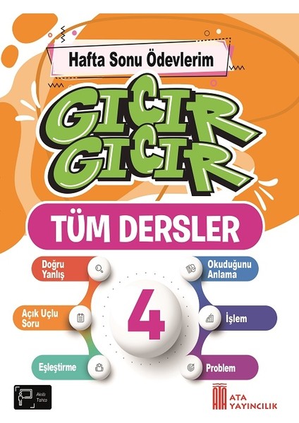 4. Sınıf Gıcır Gıcır Hafta Sonu Ödevlerim Tüm Dersler