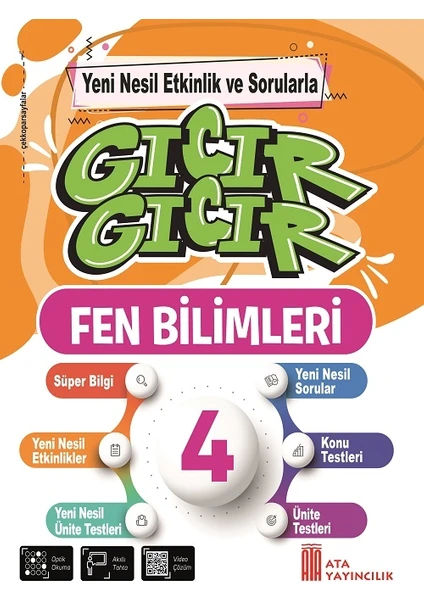 Ata Yayıncılık 4. Sınıf Gıcır Gıcır Fen Bilimleri