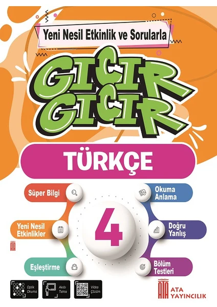 Ata Yayıncılık 4. Sınıf Gıcır Gıcır Türkçe