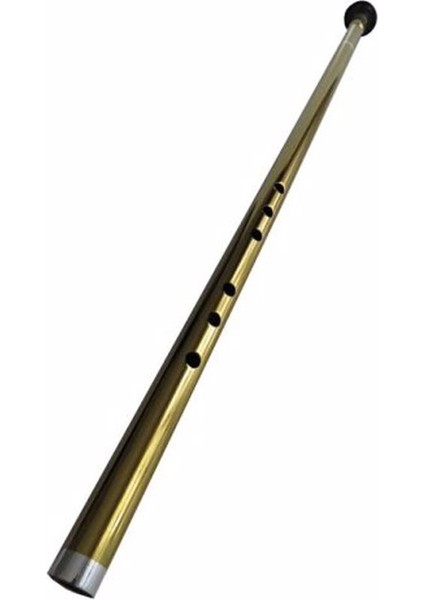 Gold Renk Şık Parlak Metal Ney