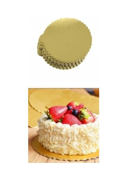 Gold Karton Kalın 20 cm 25'li