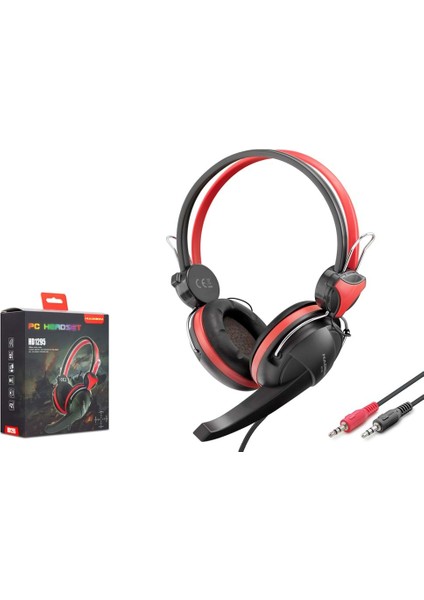 HD1295 Kulaklık Mikrofonlu Pc Aux 3.5mm
