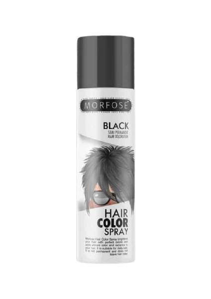 Morfose Royal Black Hair Color Spray 150 ml