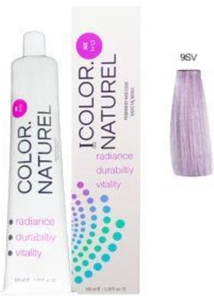 Color Naturel Kalıcı Saç Boyası 100 ml 9sv Gümüş Viole