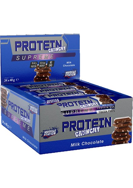 Musclestation Supreme Dark Chocolate Crunchy 24