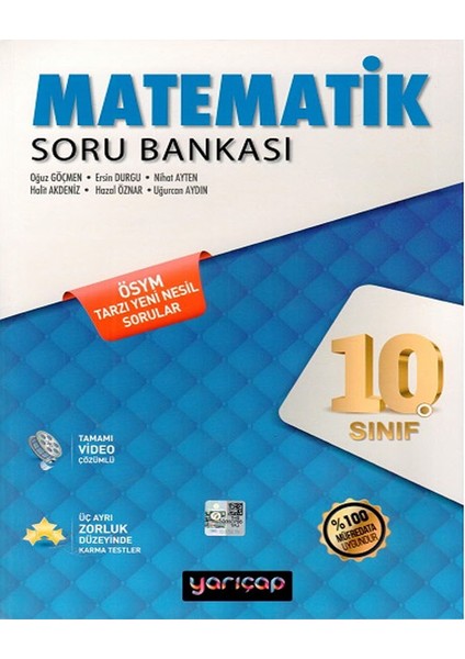 Yarı Çap Yayınları 10. Sınıf Matematik Soru Bankası