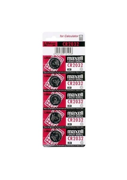 Maxell CR2032 5 Li Lithium Pil