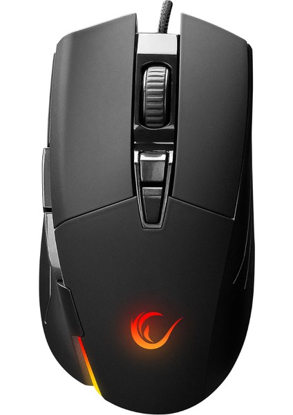 SMX-52 BROKER Usb Siyah RGB Işıklı 7200 Dpi Gaming Oyuncu Mouse