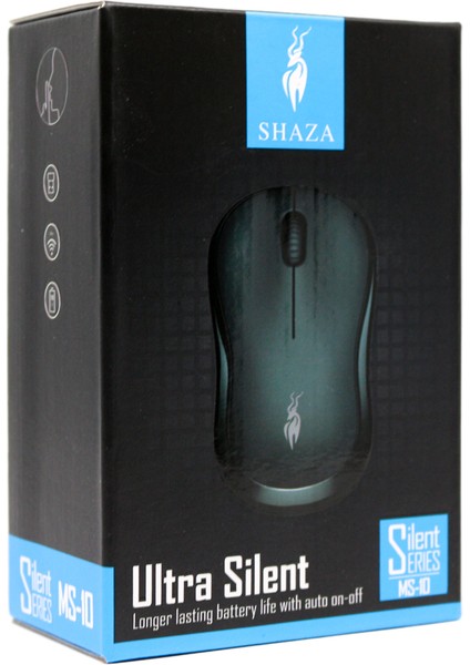 MS10 Sessiz Kablosuz Optik Mouse