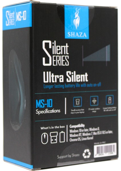 MS10 Sessiz Kablosuz Optik Mouse