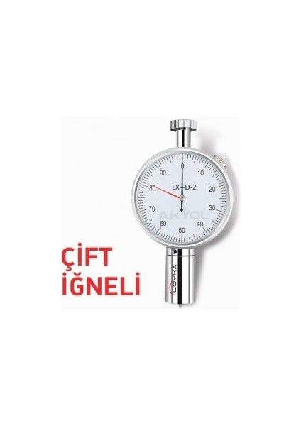 Lx-D-2 Shore D Çift Iğneli Sertlik Ölçüm Cihazı (Sert Kauçuk Için)