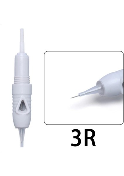 Charmant Vidalı Kartuşlu Kalıcı Makyaj Cihazı Iğnesi Boya Hazneli 3r