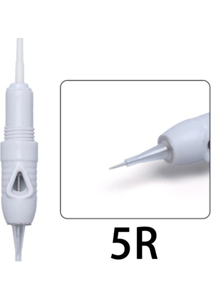 Charmant Vidalı Kartuşlu Kalıcı Makyaj Cihazı Iğnesi Boya Hazneli 5r