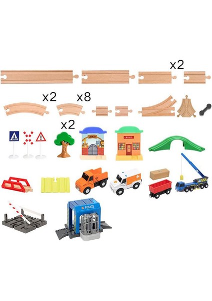 Çocuklar Ahşap Tren Parça Tren Araba Oyuncak (Yurt Dışından) indirimleri