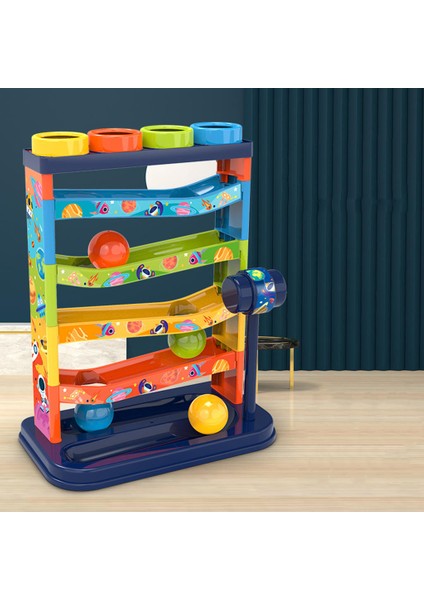 Çocuklar Haddeleme Topu Bırak Oyuncak Bebek Toddlers 5 Katmanlı Kule (Yurt Dışından) modelleri