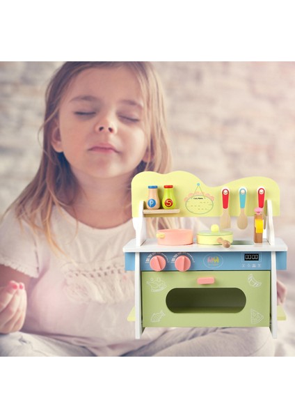 Stopetop Oyna Mutfak Eşyaları Oyuncak Torna Topuzları ile Oyuncak Yeşil (Yurt Dışından)