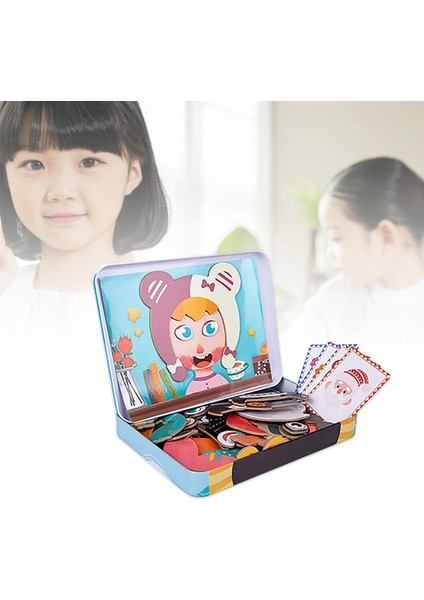 Hayal Gücü 3D Manyetik Bulmacalar Kurulu Montessori Oyuncaklar (Yurt Dışından) fiyatları