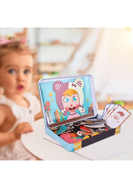 Hayal Gücü 3D Manyetik Bulmacalar Kurulu Montessori Oyuncaklar (Yurt Dışından) indirimleri