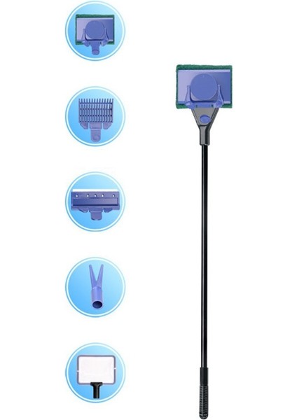 5 In 1 Akvaryum Tankı Temizleme Seti Akvaryum Balığı Bakım Seti fırsatları