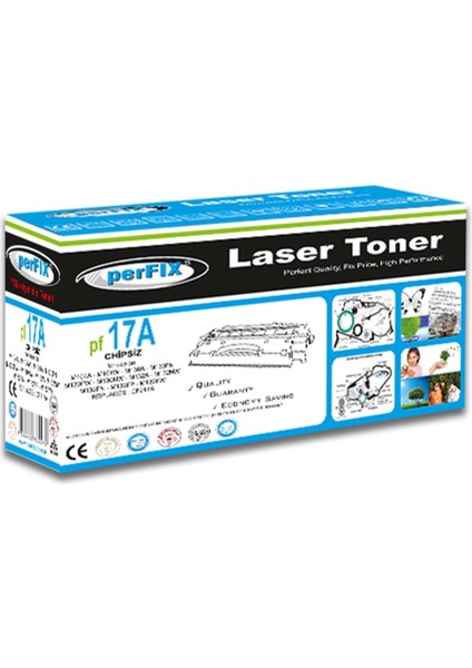 Pf 17A-CHİPSİZ-CF217A - CRG047 - CRG-047 Toner 1,6k
