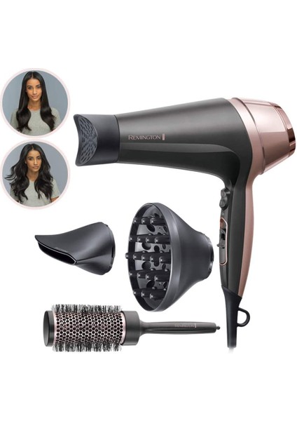 D5706 Saç Kurutma Makinesi Curl & Straight 3 Aparatlı