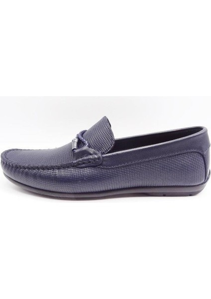 King Shoes 211 Lacivert Yazlık Erkek Ayakkabı