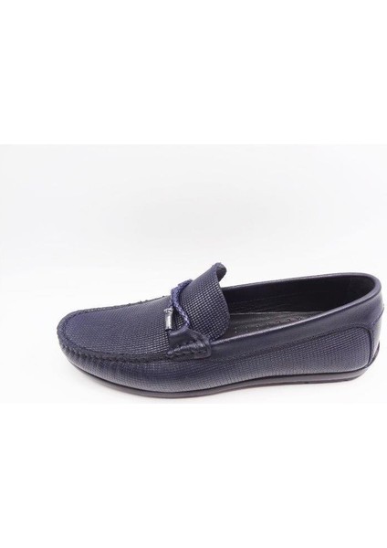 King Shoes 211 Lacivert Yazlık Erkek Ayakkabı