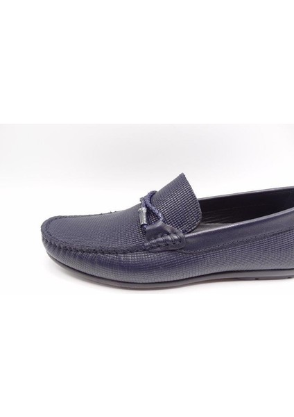 King Shoes 211 Lacivert Yazlık Erkek Ayakkabı