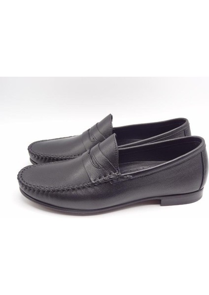 King Shoes Siyah Yazlık Erkek Ayakkabı AU541