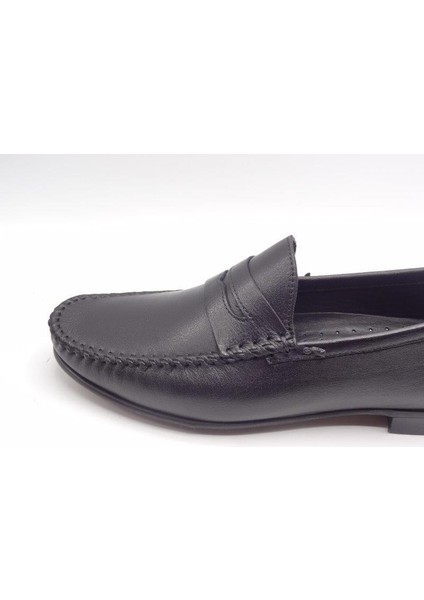 King Shoes Siyah Yazlık Erkek Ayakkabı AU541 fırsatları