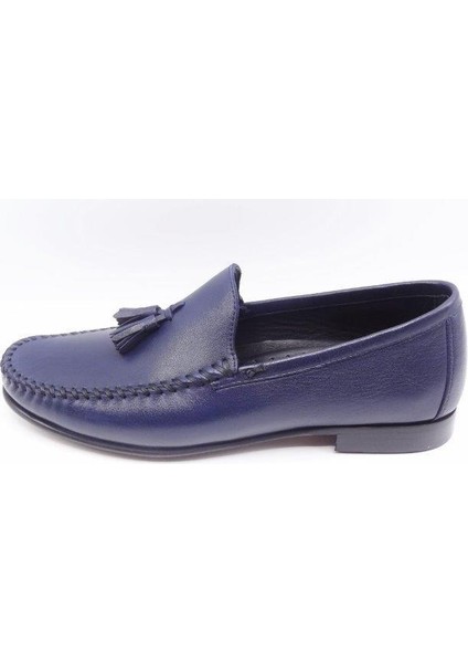 King Shoes Yazlık Erkek Ayakkabı AU542 Lacivert modelleri
