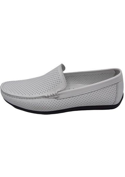 King Shoes 3221 Beyaz Erkek Ayakkabı