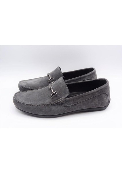 King Shoes 3210 Gri Süet Erkek Ayakkabı modelleri