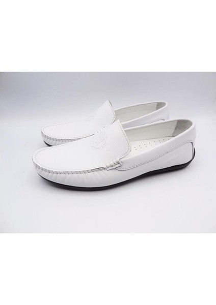 King Shoes 4006 Beyaz Yazlık Erkek Ayakkabı modelleri