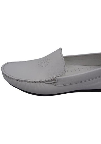 King Shoes 4006 Beyaz Yazlık Erkek Ayakkabı fırsatları
