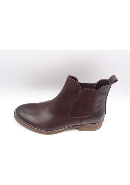 Kahverengi Deri Erkek Chealse Bot