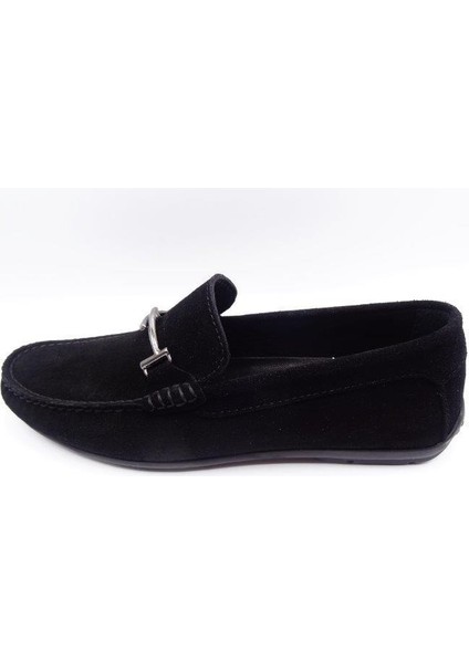 King Shoes 3210 Siyah Süet Erkek Ayakkabı