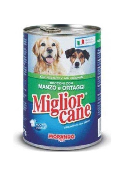 Cane Biftekli Sebzeli Köpek Konserve Maması 405 gr (6 Adet) fiyatları