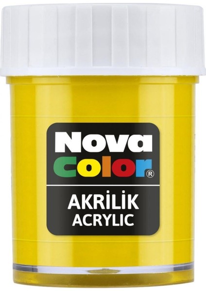 Akrilik Boya 30 cc Sarı NC-169... 178 Mat Renk