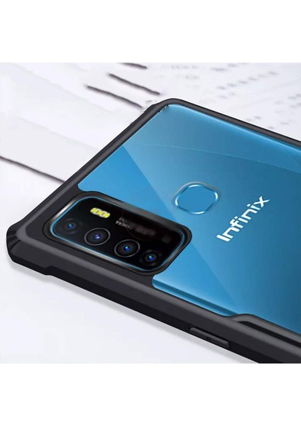 Infinix Note 7 Lite Airbag Serisi Darbeye Dayanıklı Köşe Korumalı Kılıf