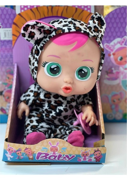 Cry Babies Ağlayan Bebekler Sesli Emzikli Oyuncak Et Bebek