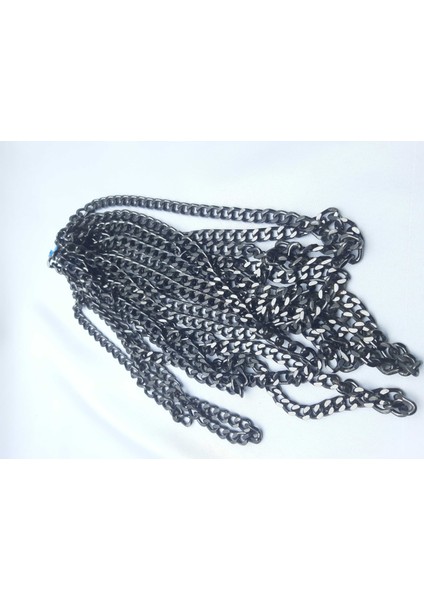 Siyah Renginde 8 mm Metal Çanta Zinciri (1 Pakette 1 Mt.) fiyatları