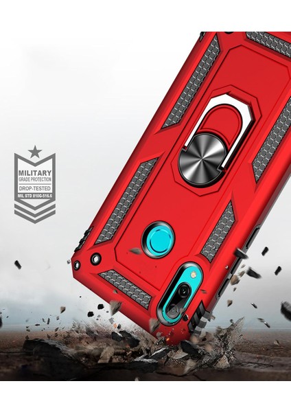 Huawei P 2019 / Honor 10 Lite Için Çift Katmanlı Halkalı Standlı Shockproof Kılıf (Yurt Dışından) indirimleri