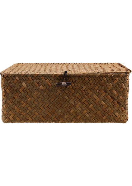 Handwoven Seagrass Depolama Sepet Organizatör Kutusu M (Yurt Dışından)
