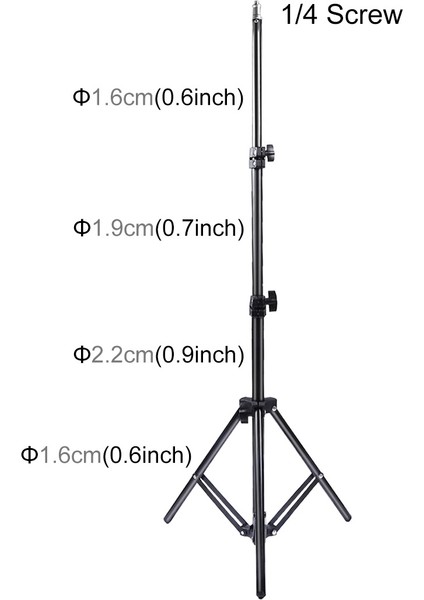 puluz 1.1 M Yükseklik Tripod Montaj Tutucu Siyah (Yurt Dışından)