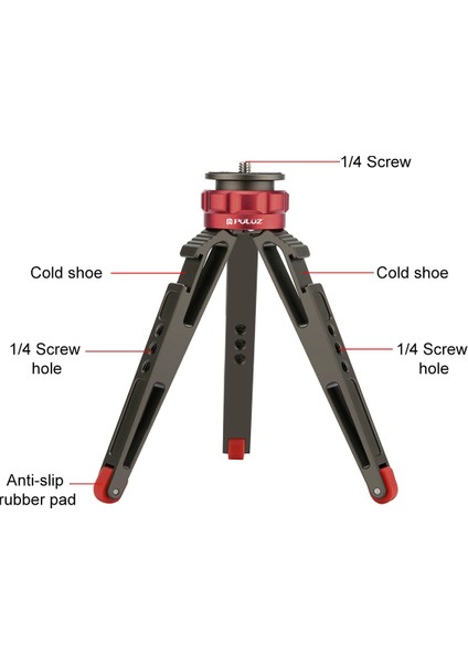 puluz Masaüstü Tripod Siyah (Yurt Dışından)