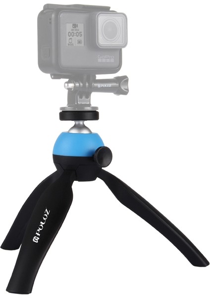 puluz Telefon Kelepçeli Cep Mini Tripod Montajı Mavi (Yurt Dışından)